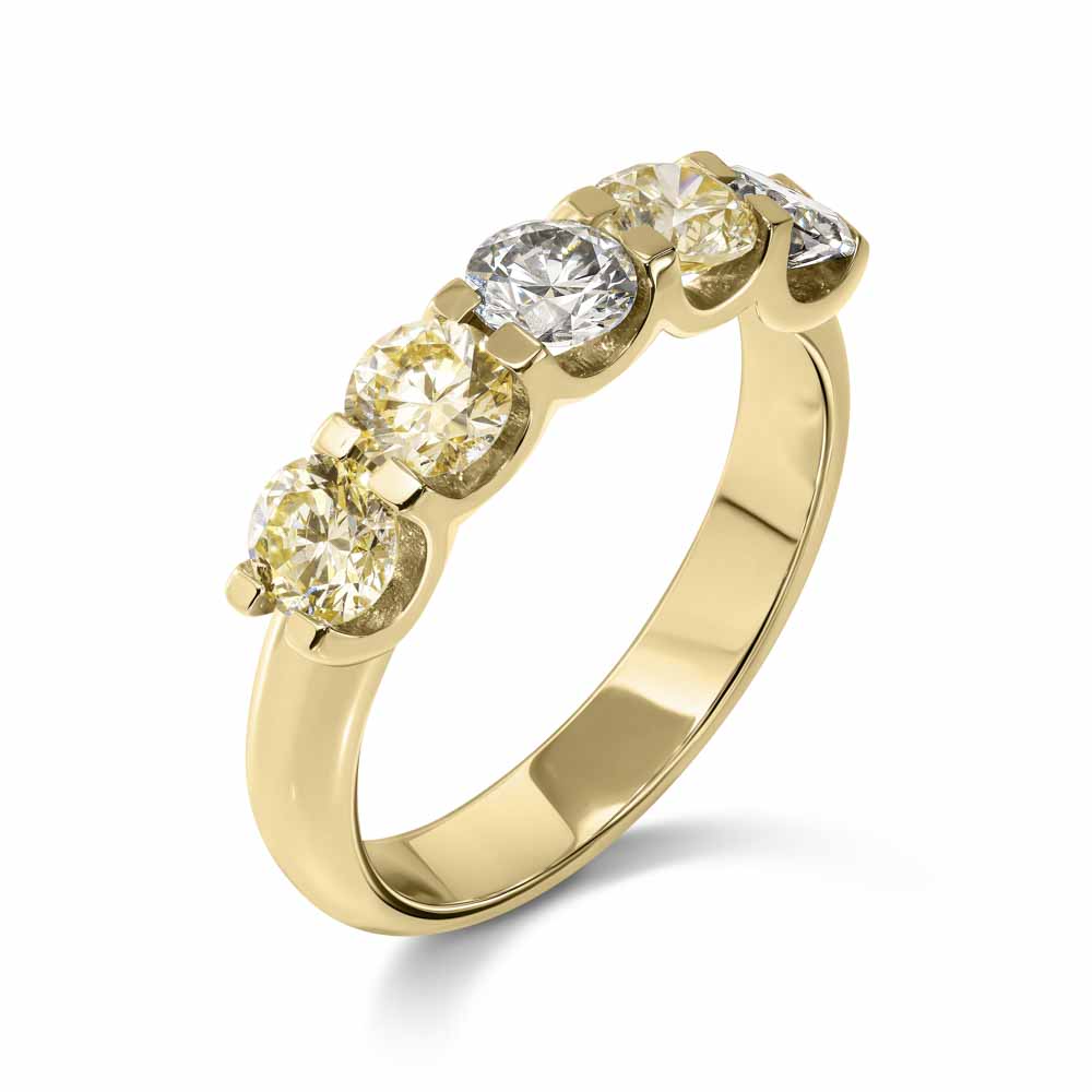 Grace Ring 5 Diamonds