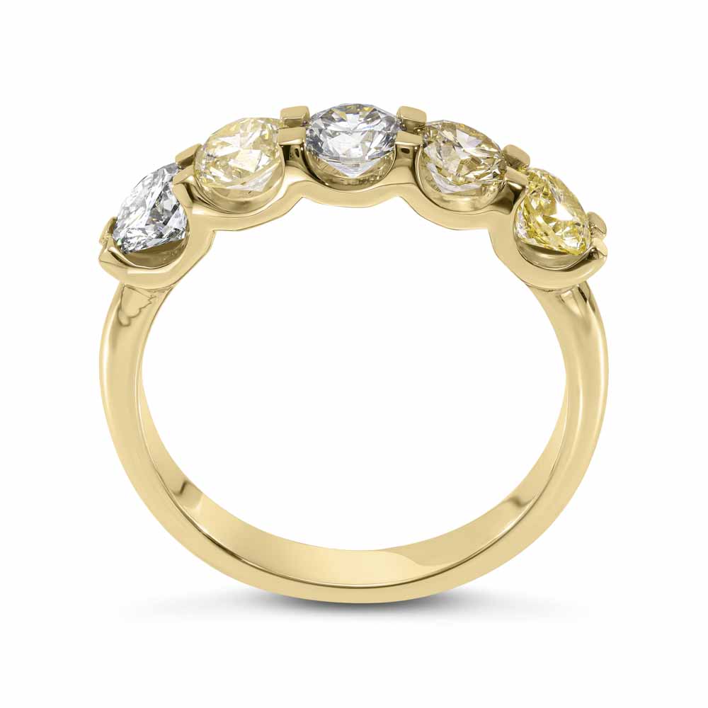 Grace Ring 5 Diamonds